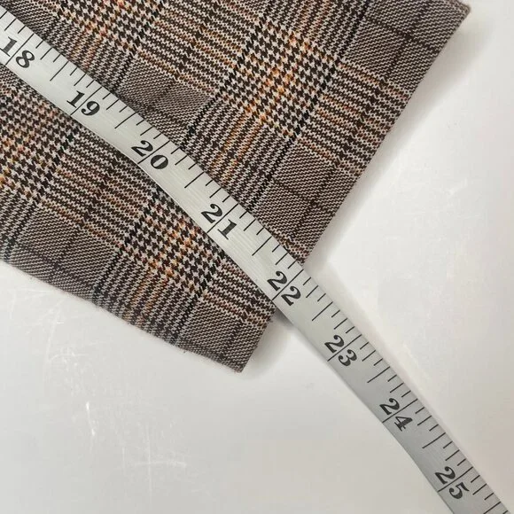 cupcakes and cashmere Plaid Drape Front Trench Coat XS - Picture 15 of 16